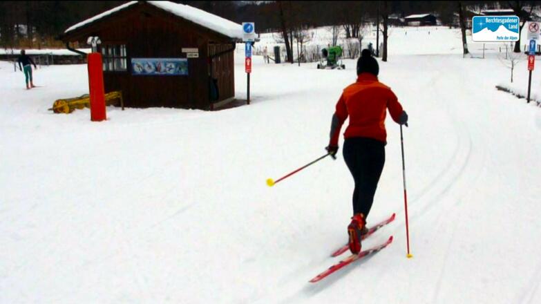 Langlauf-Zentrum Aschauerweiher im Bechtesgadener Land, Bayern Loipe Cross Country Deutschland
