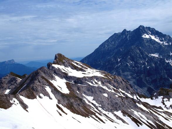 Am Verbingungsgrat, Palfelhorn mit Watzmann