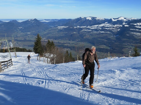 kurz vor dem Roßfeldgipfel