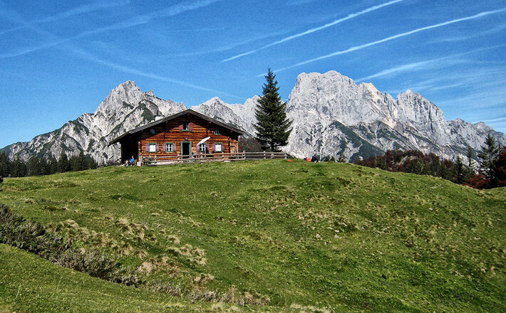 Almkaser auf der Litzlalm