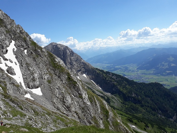 knapp unter der Weißbachlscharte