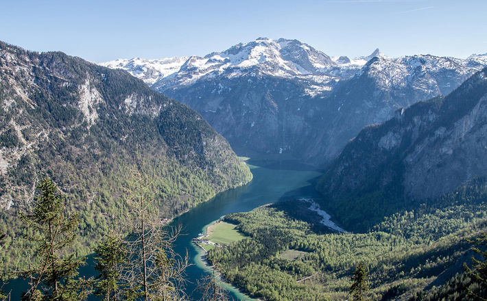 Im Frühling auf der Archenkanzel