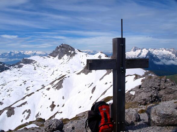 Palfenhornkreuz 2222 m mit Seehorn