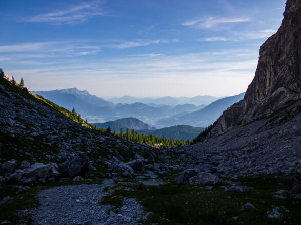 Blick aus dem Watzmannkar