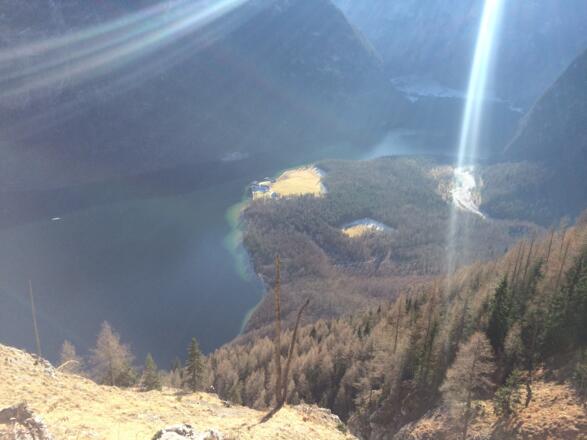 Blick nach St. Bartholomä