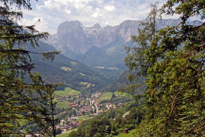 Blick über Ramsau zur Reiteralm