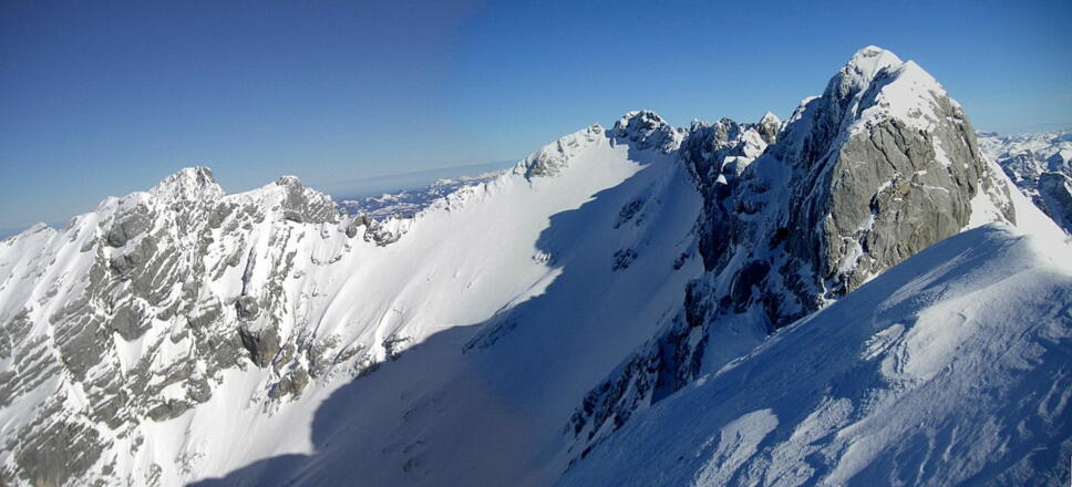 Gipfelblick zur Hocheisspitze