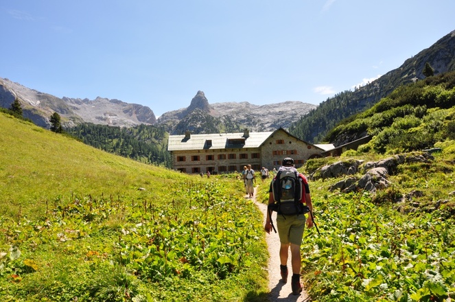 Watzmanntour / Ziel des dritten Tages - Das Kärlingerhaus am Funtenee