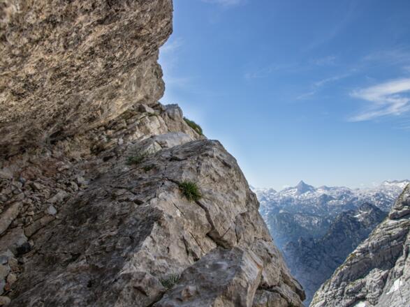 Blick in das Kriechband