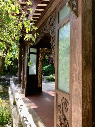 Pavillon des Sommers seitliche Perspektive