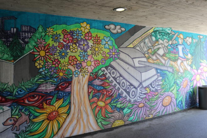 Kunstprojekt Stadtlichtung