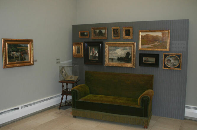 Städtische Galerie Rosenheim: Blick in die Ausstellungsschätze des Sammlers Max Bram.