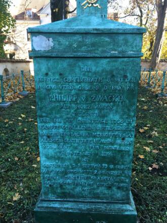 Grabstein am Massengrab der Aufständischen von 1705