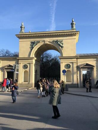 Eingang Hofgarten München