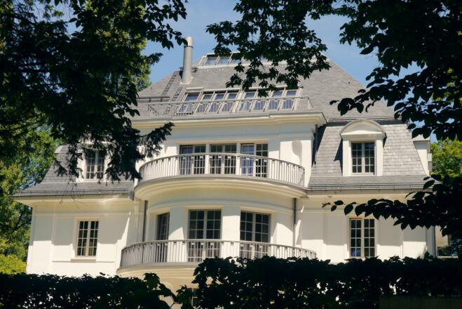 Frontansicht der Thomas Mann Villa