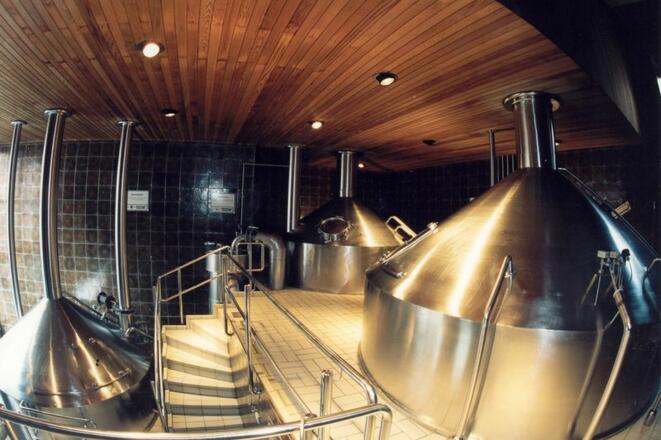 Sudhaus in der Klosterbrauerei Weltenburg