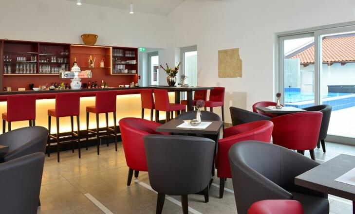 Eine kleine Stärkung gibt es im Mansio - der Limes-Lounge