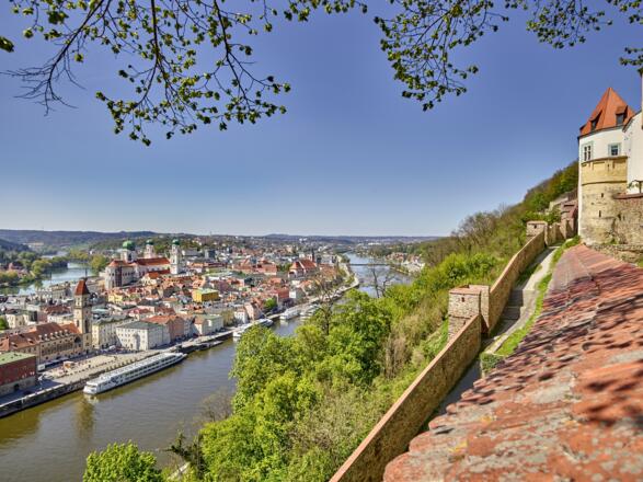 Ausblick auf die Altstadt Passau