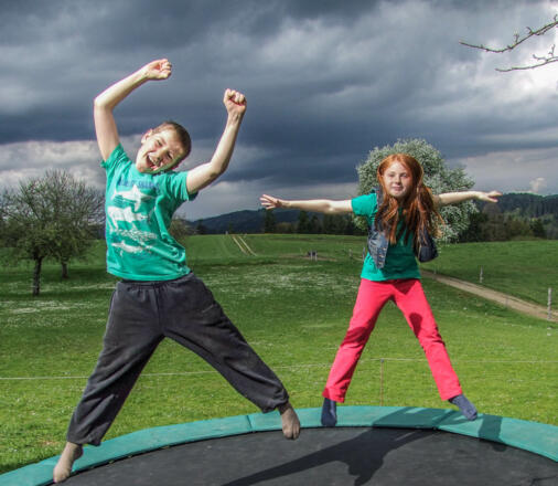 Trampolinspaß...