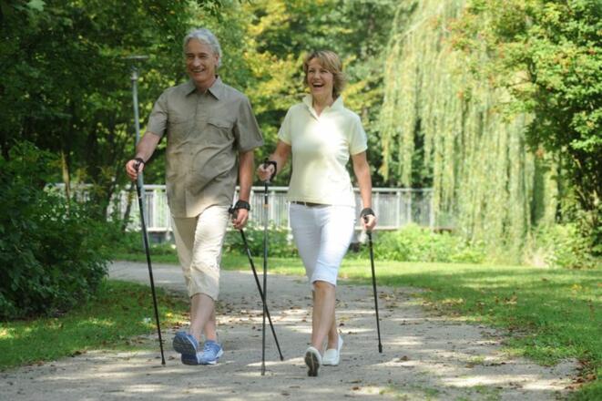 Der Kurpark Bad Gögging - der ideale Ort für eine kleine Walking-Einheit