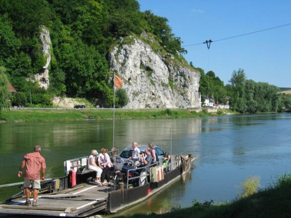 Seilfähre Weltenburg-Stausacker im Altmühltal