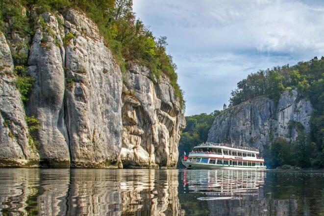 Schifffahrt durch den Donaudurchbruch bei Kelheim