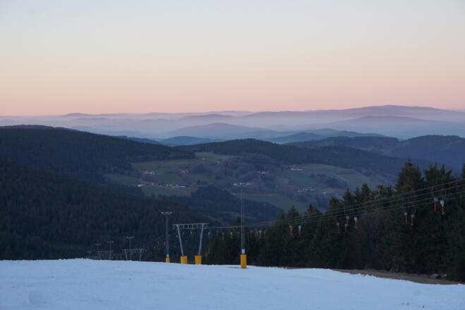 Abendstimmung mit Blick ins Regental