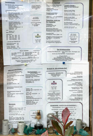 Speisekarte Schlehenmühle