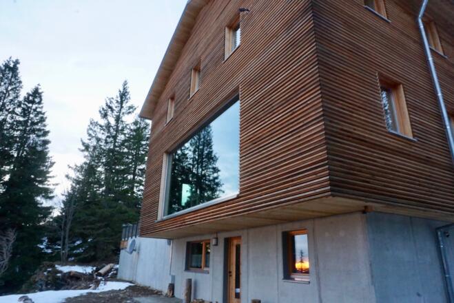 Großes Aussichtsfenster vom Gastraum