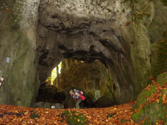 Schwingbogen im Brunnstein-/Schönstein-Höhlengebiet