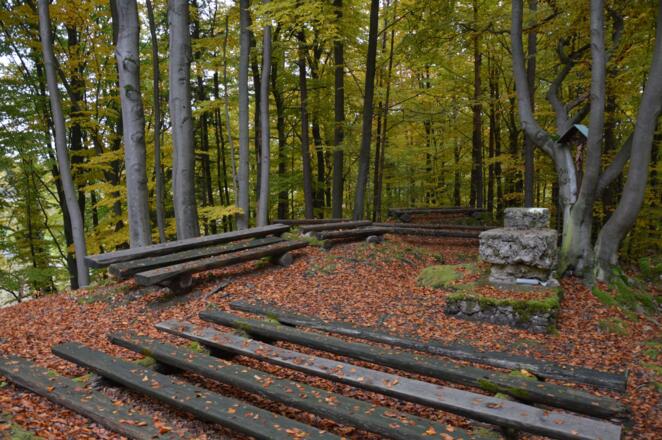 Heiliger Bühl - Wald-Kirchenruine im Muggendorfer Gebürg