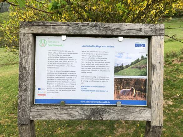 Infotafel Sitzgruppe Häusles