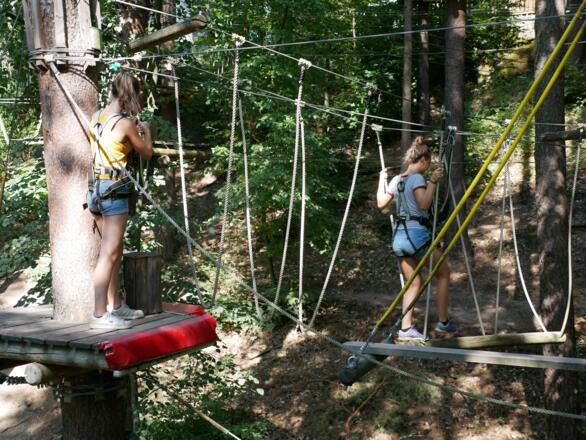 Klettern im Waldseilpark Rummelsberg