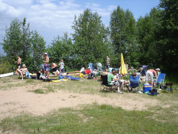 Es gibt sehr viel Platz