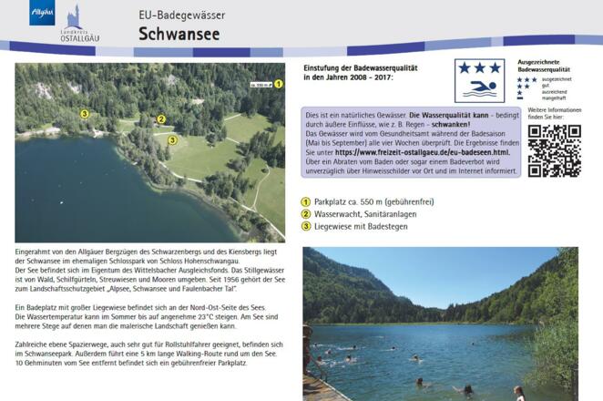 Infotafel Schwansee
