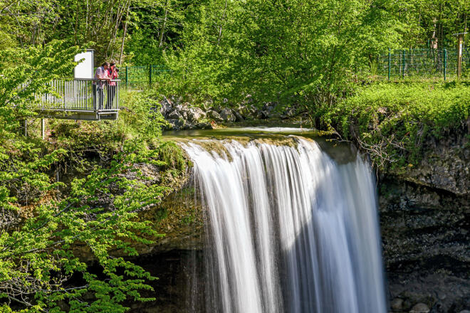 Scheidegger Wasserfälle - Aussichtsplattform