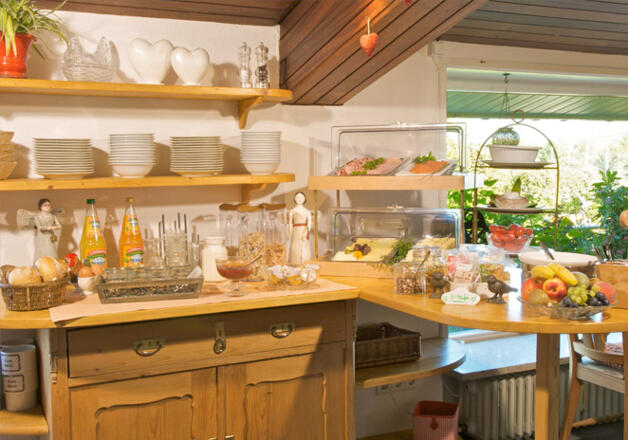 Unser Frühstücksbuffet mit regionalen Produkten