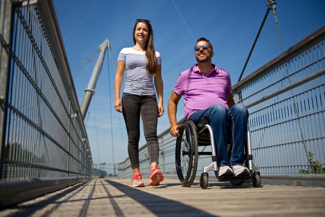 Der Skywalk ist barrierefrei