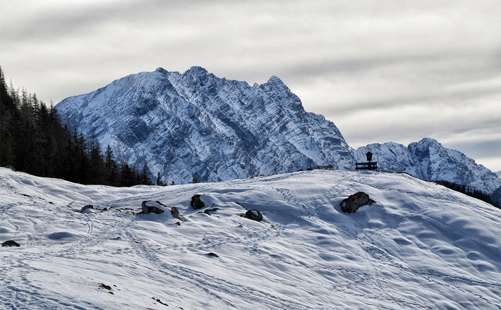 Blick von der Mordau Alm zum Watzmann