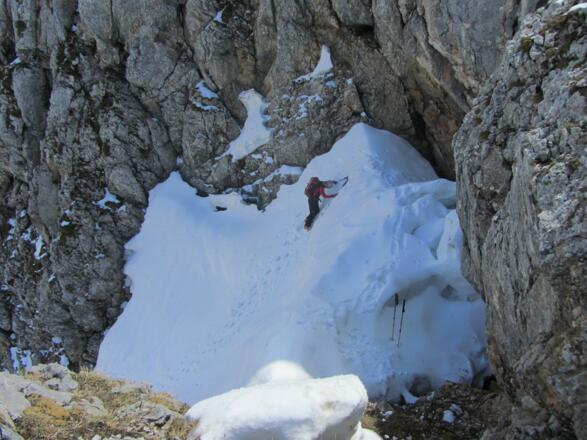 die letzte steile Stelle