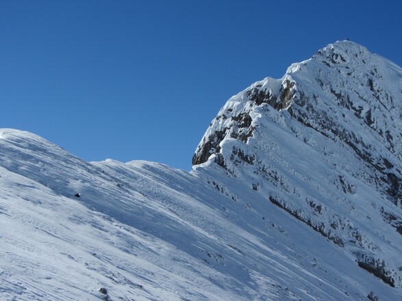 Blick nach rechts zum Steintalhörndl