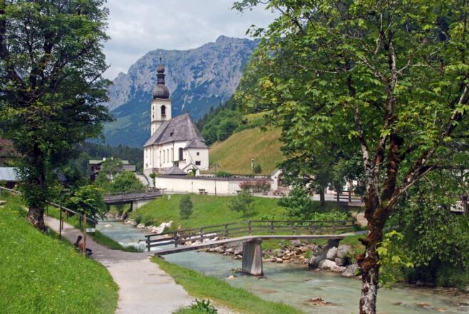 Die Pfarrkirche von Ramsau