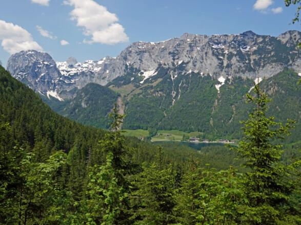 Der Hintersee am Fuße der Reiteralm