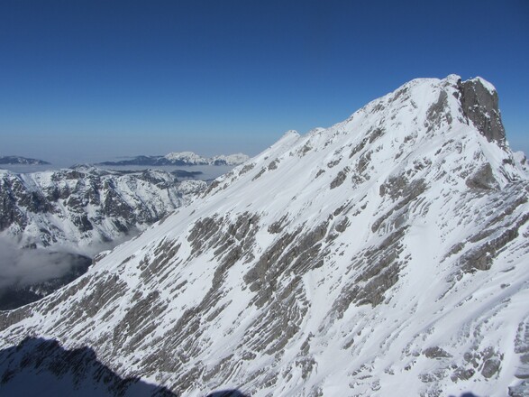 Sicht zum nahen Hochkalter