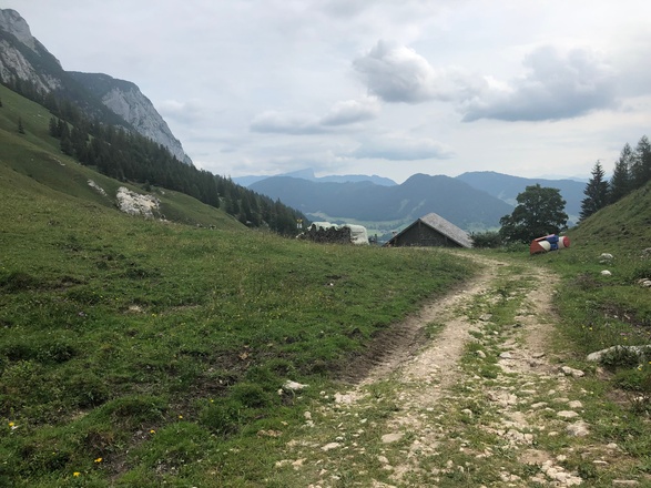 Wir haben die Halsalm erreicht! 