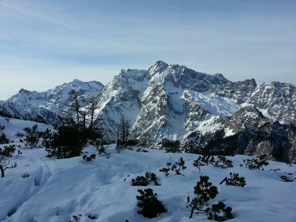 Blick von der Gugl zum Hochkalter