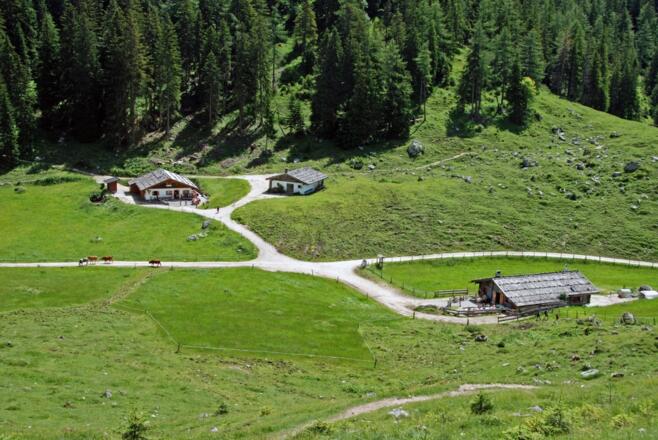 Blick auf die Mordaualm