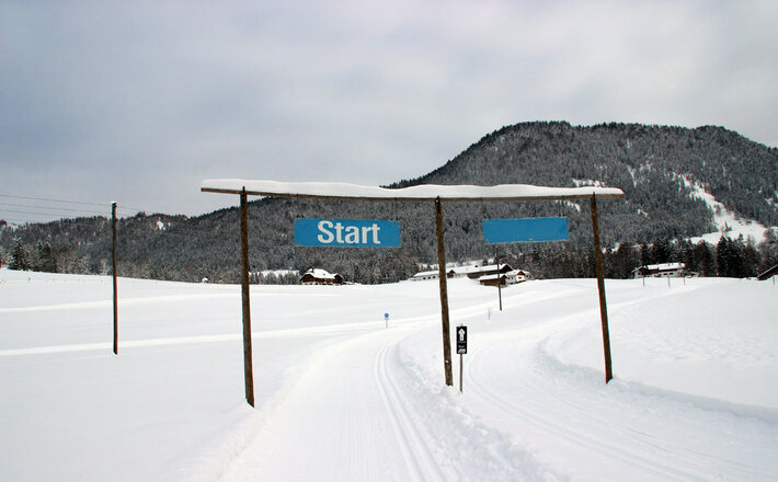 Langlauf Loipe Ramsau Taubensee
