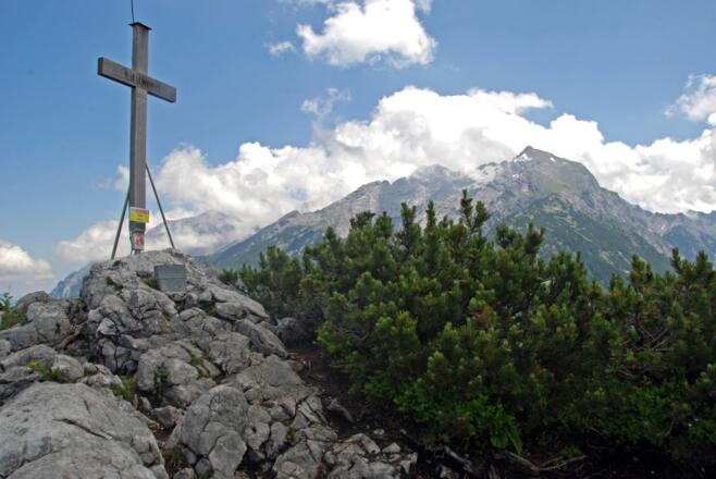 Blick zur Hocheisspitze