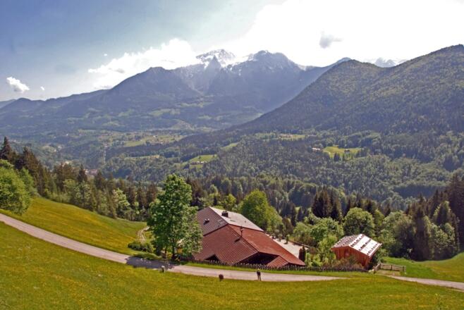 Blick zum Hohen Göll